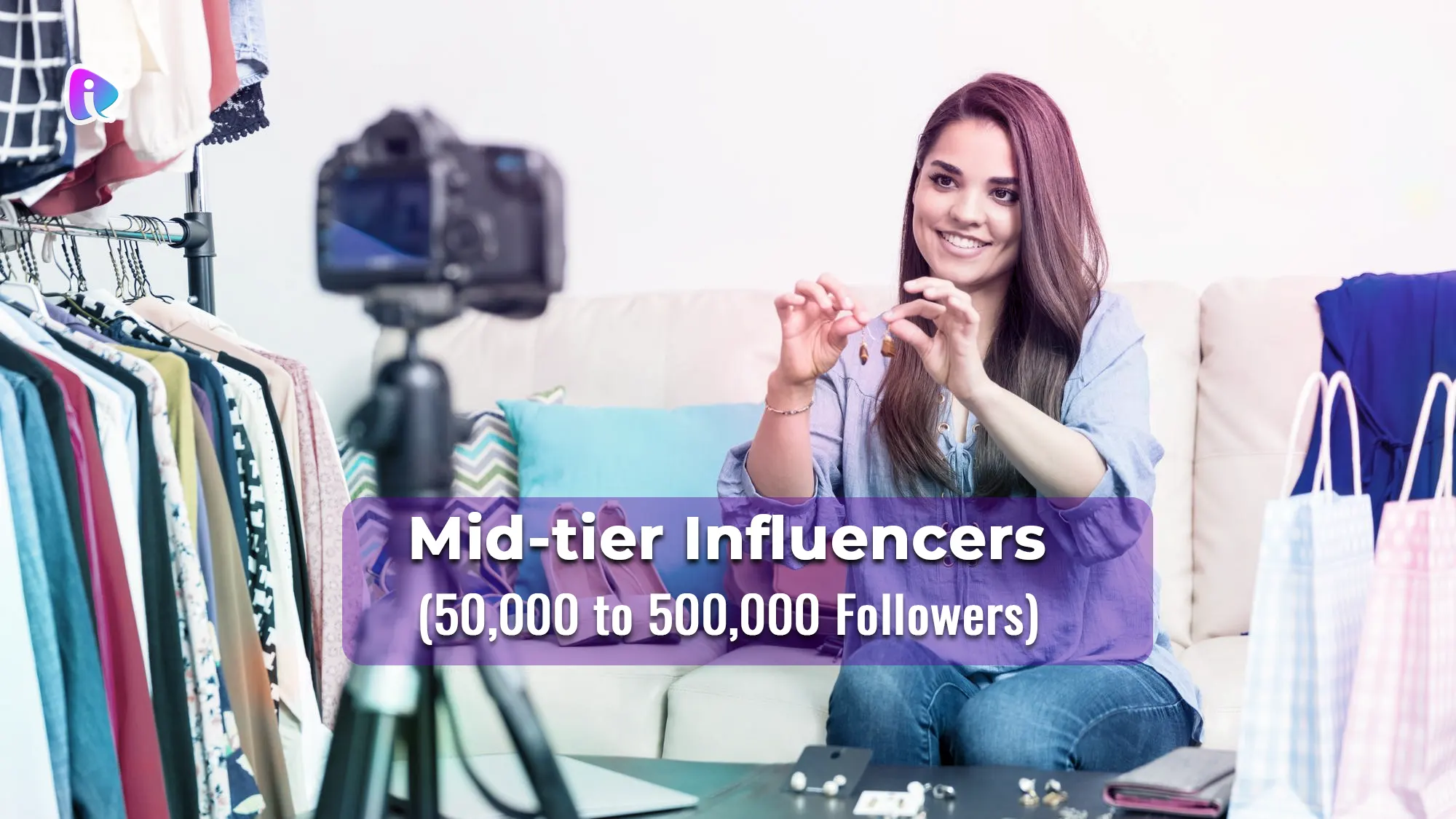 graphic showing how many follwers have mid tier influencer